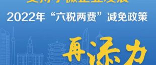一圖了解：支持小微企業(yè)發(fā)展，2022年“六稅兩費”減免政策再添力
